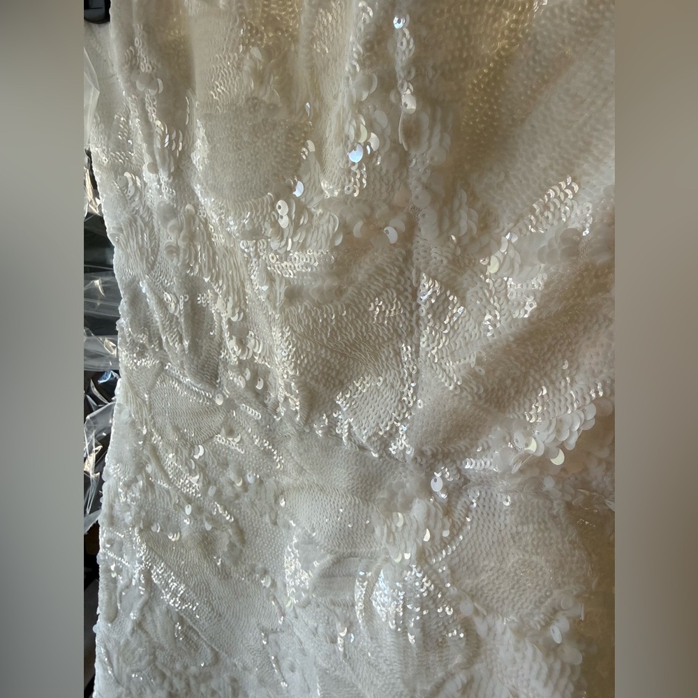Mini Dress ✨ Like-New HELSI Strapless Beaded Dress – XS (Sold Out at Anthro!) ✨